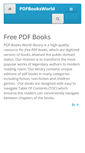 Mobile Screenshot of pdfbooksworld.com